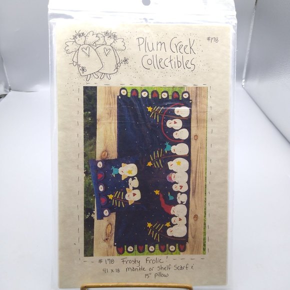 UNUSED Frosty Frolic Sewing Patterns Kit, Plum Creek Collectibles 178, Vintage - Picture 2 of 3